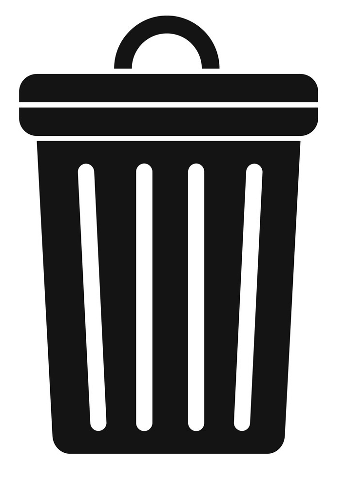 Icon Trash Can clipart