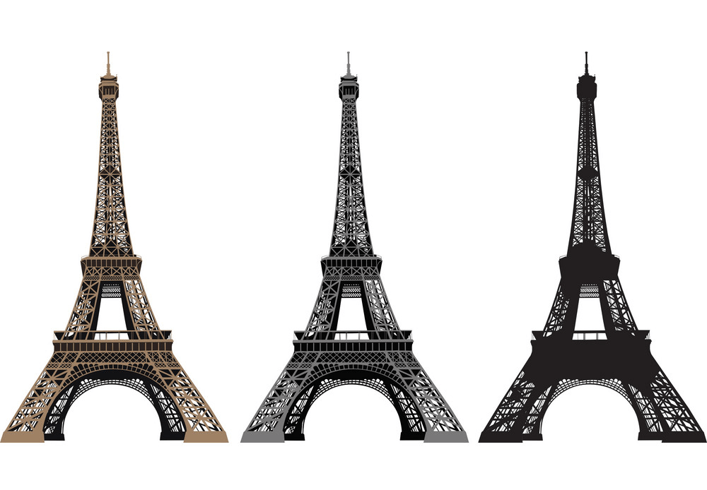 Illustration of Eiffel Tower clipart