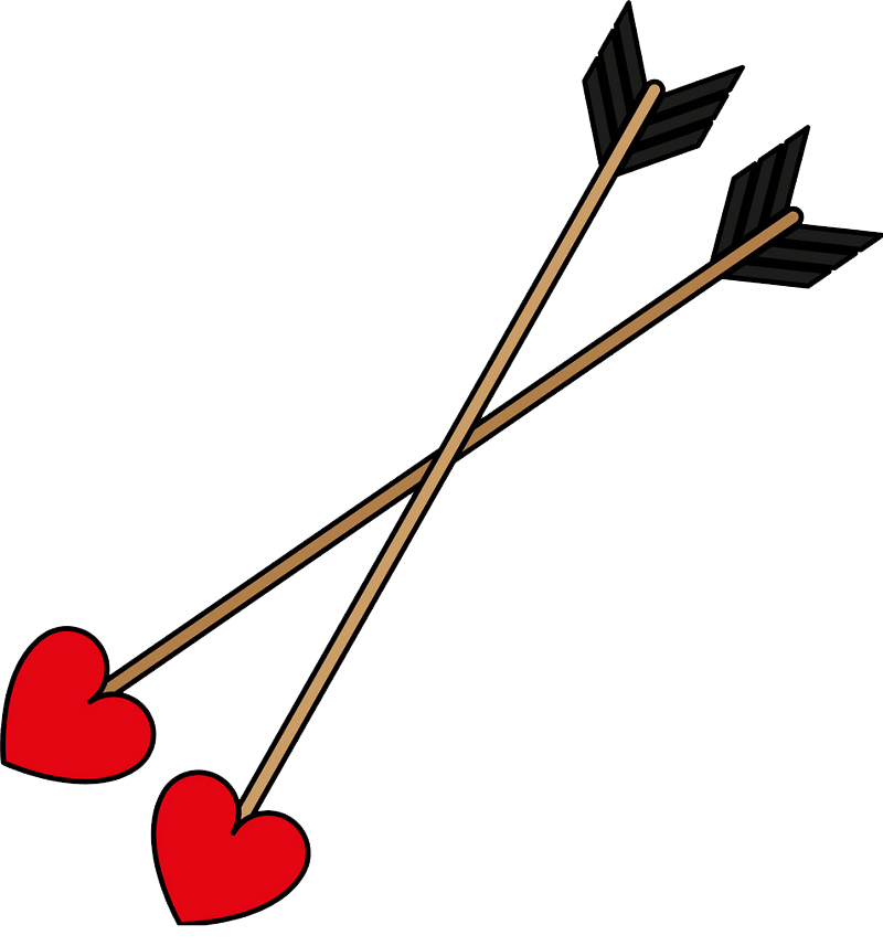 Love Arrows clipart transparent