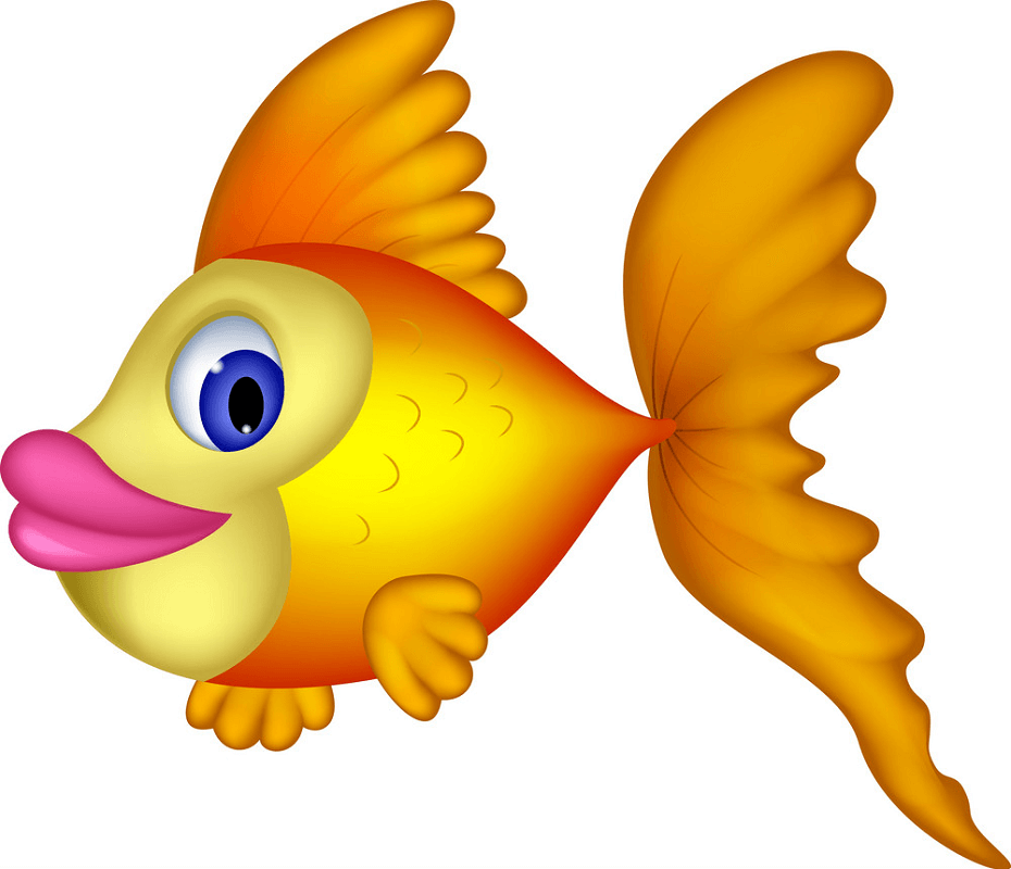 Lovely Goldfish clipart