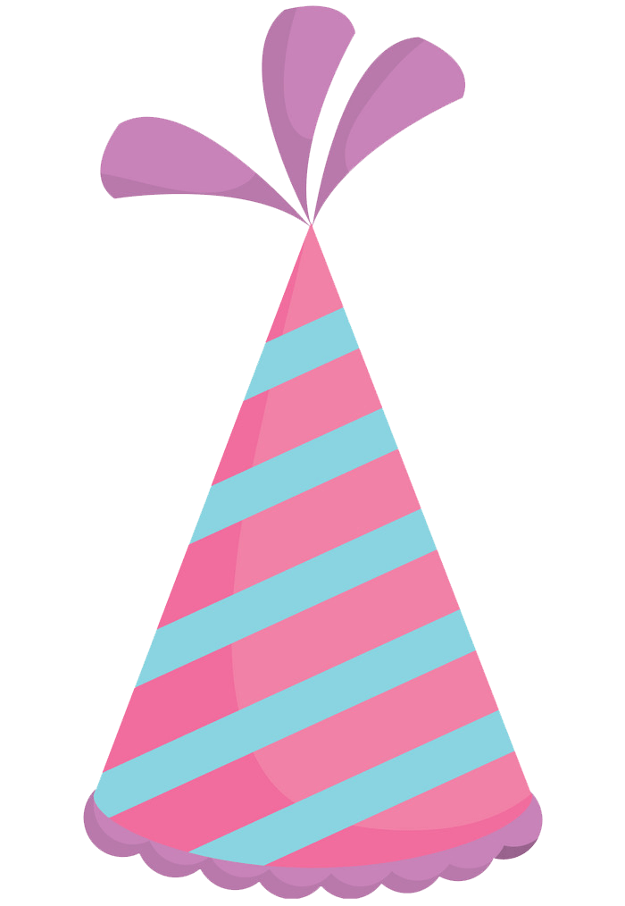 Lovely Party Hat clipart transparent