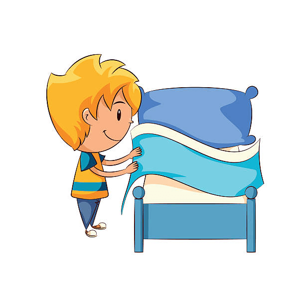Making Bed clipart png