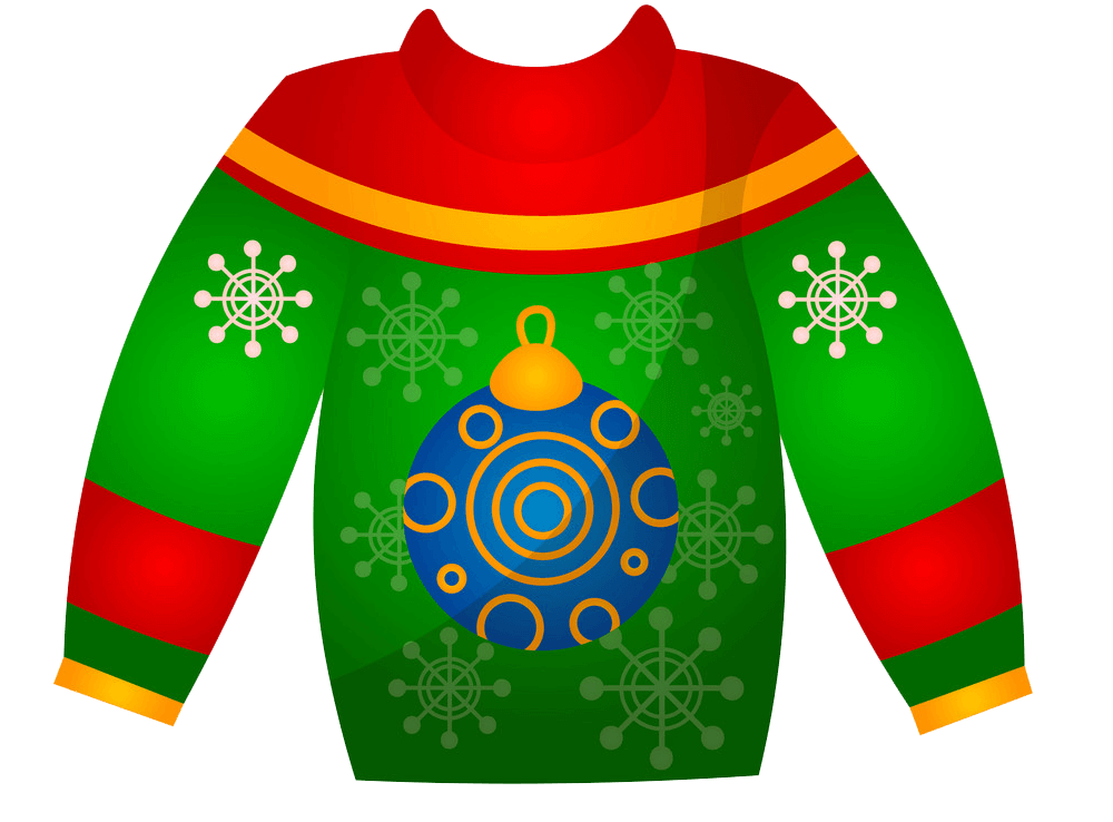 Nice Christmas Sweater clipart transparent
