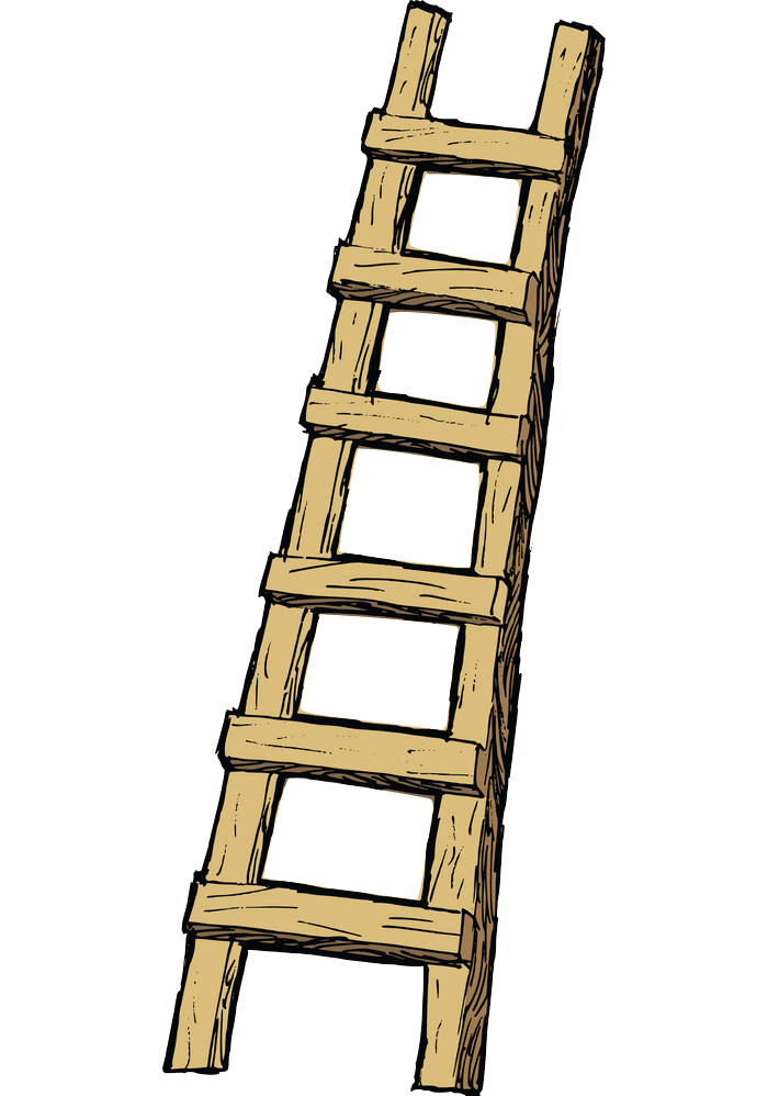 Old Ladder clipart transparent