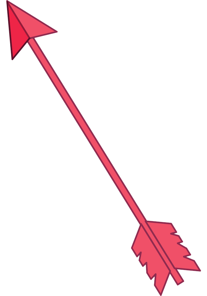 Pink Arrow clipart transparent 1