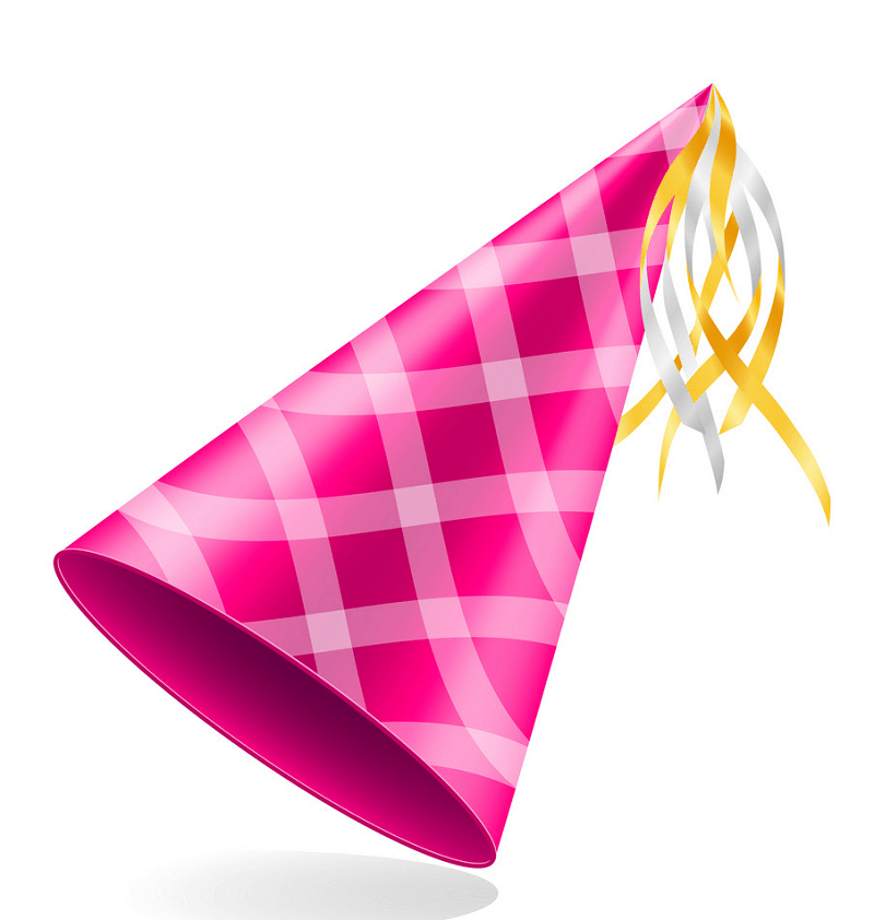 Pink Party Hat clipart