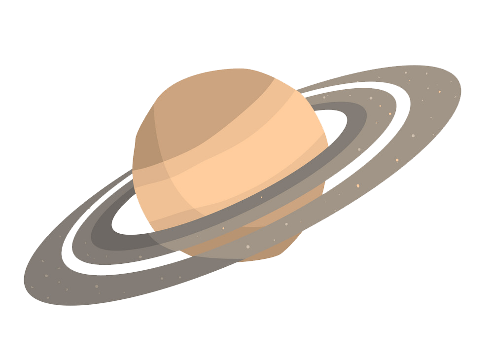 Planet Saturn clipart transparent