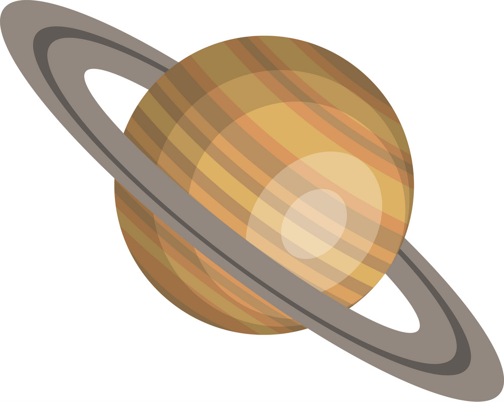 Planet Saturn clipart