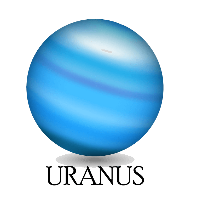 Planet Uranus clipart transparent