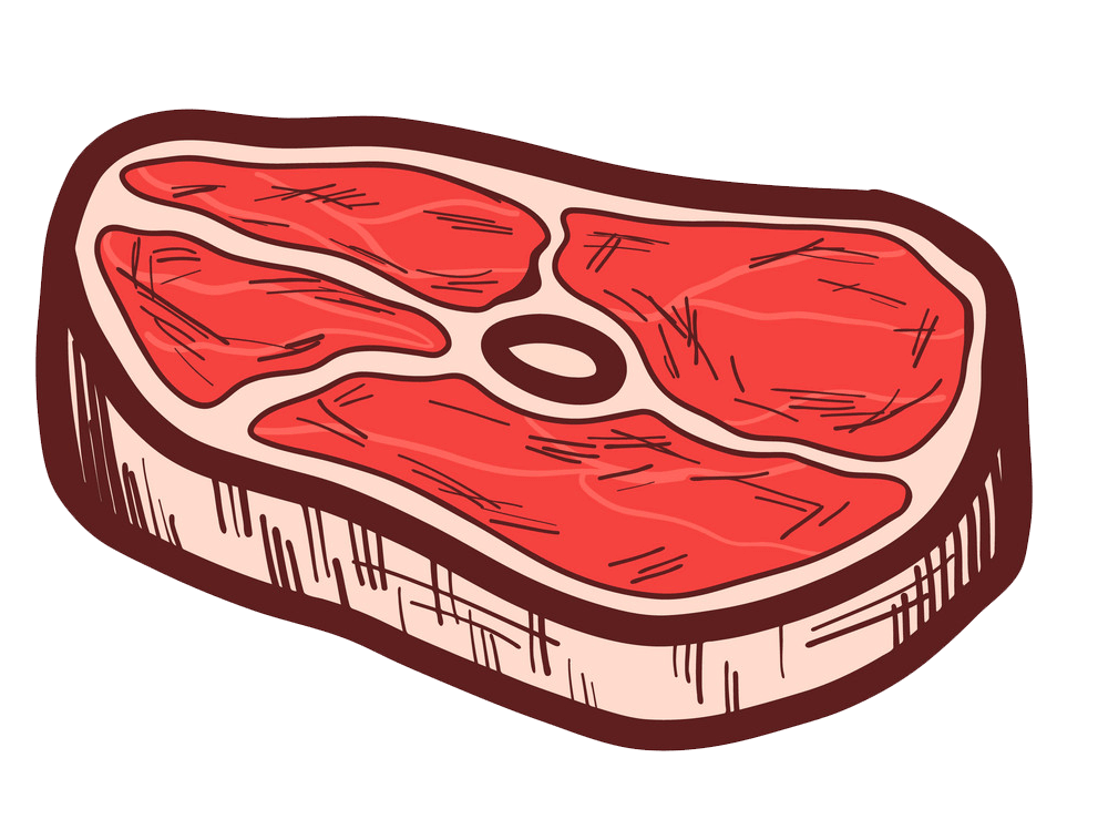 Pork Steak clipart transparent