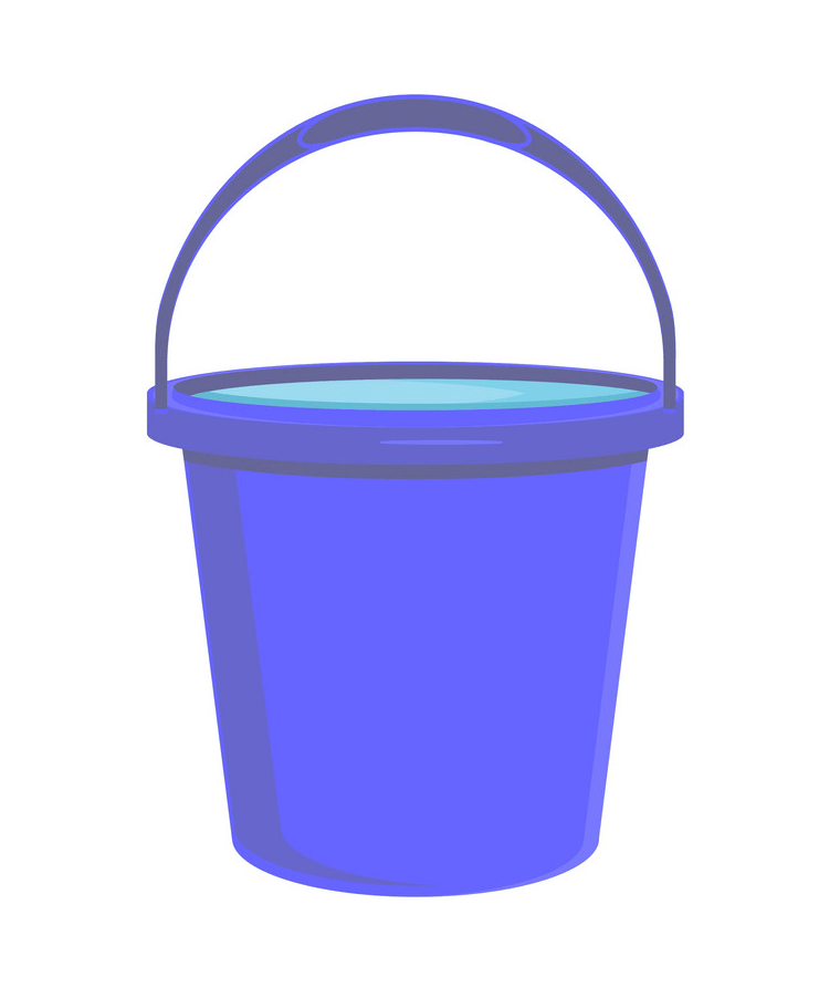 Purple Bucket clipart