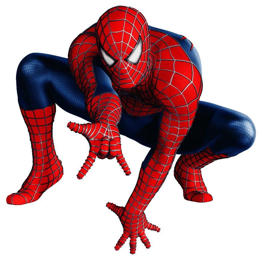 Realistic Spiderman clipart