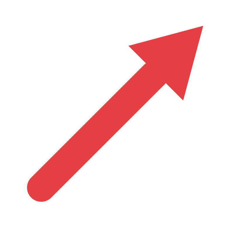 Red Arrow Icon clipart