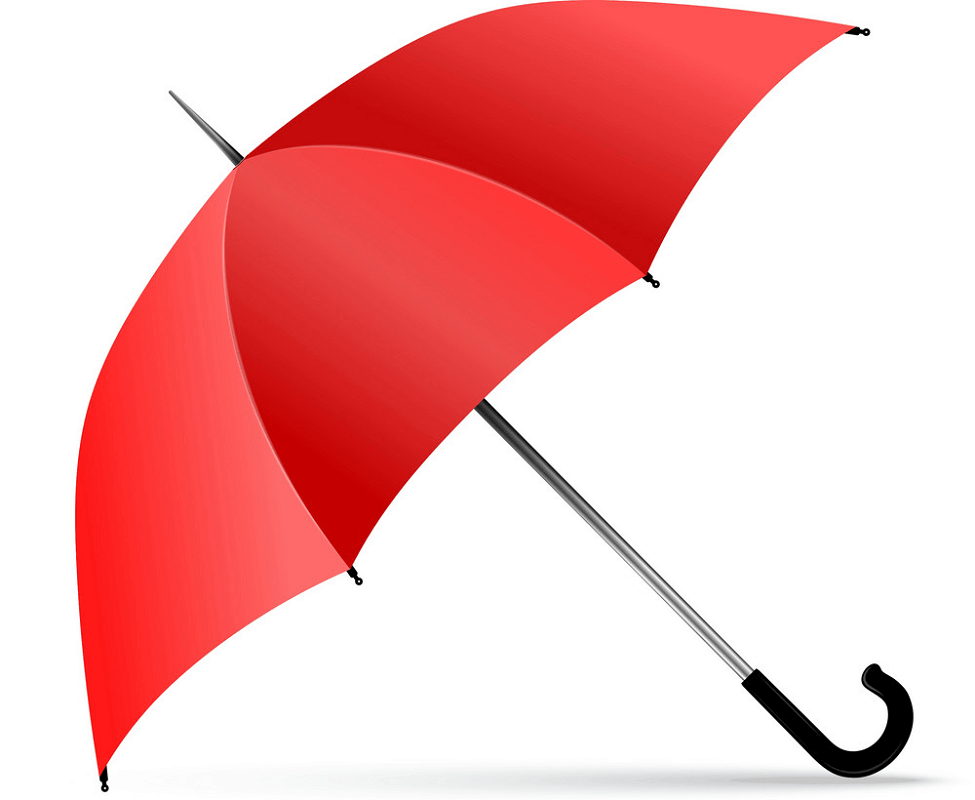 Red Umbrella clipart