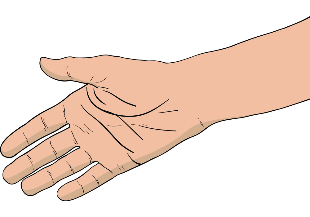 Right Hand clipart 1