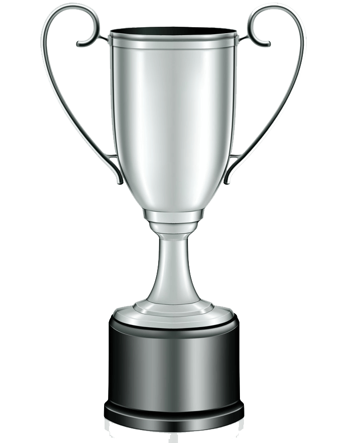 Silver Trophy clipart transparent