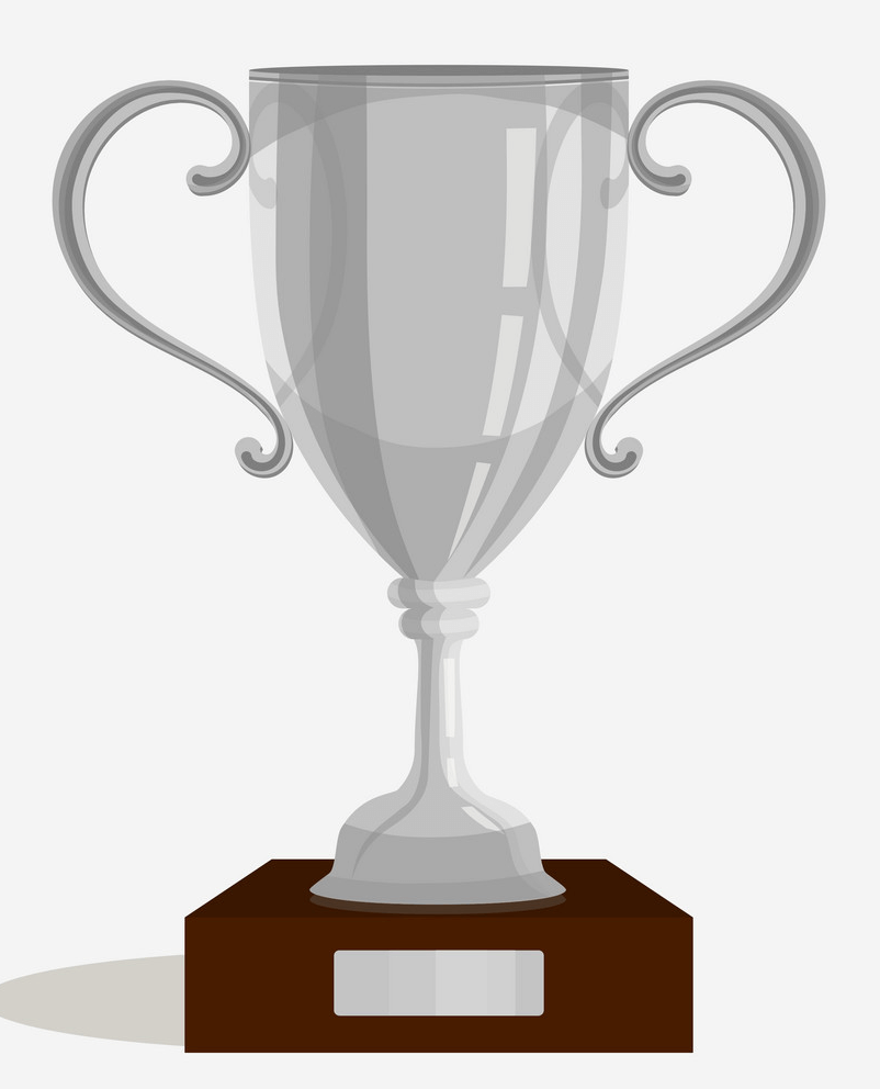 Silver Trophy clipart