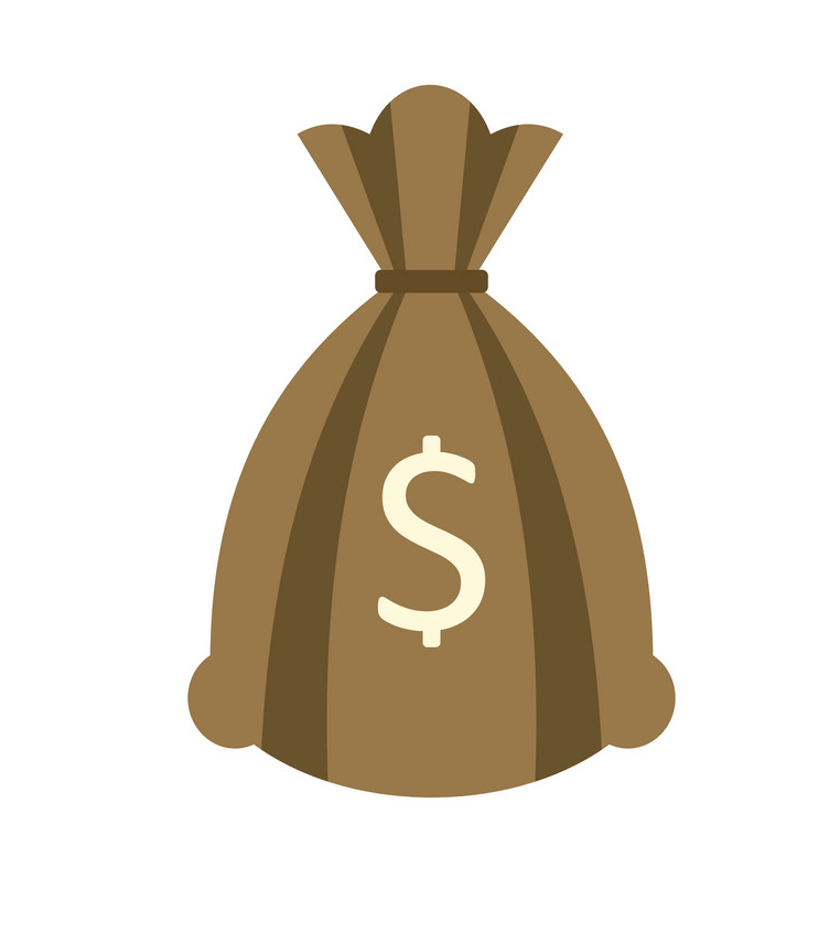 Small Money Bag clipart