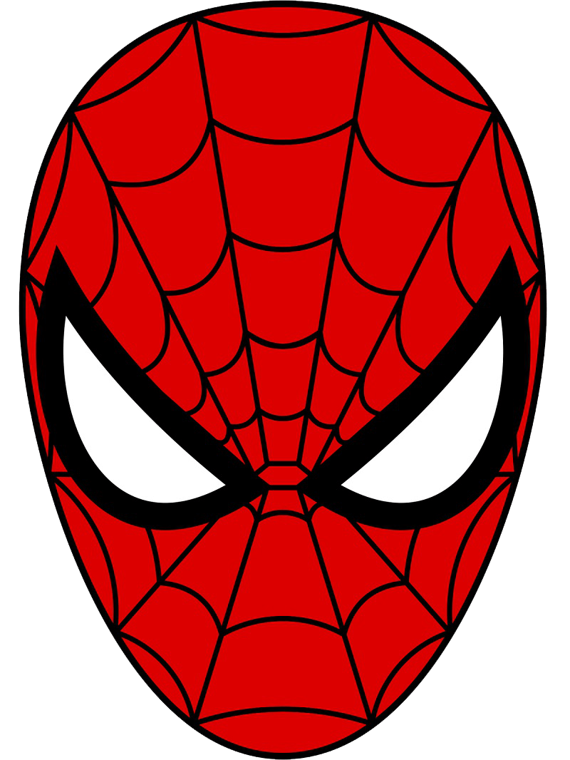 Spiderman Mask clipart tranparent