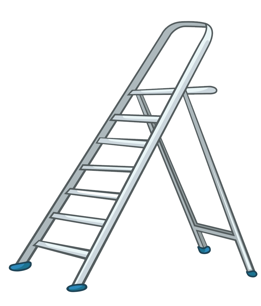 Steel Ladder clipart transparent