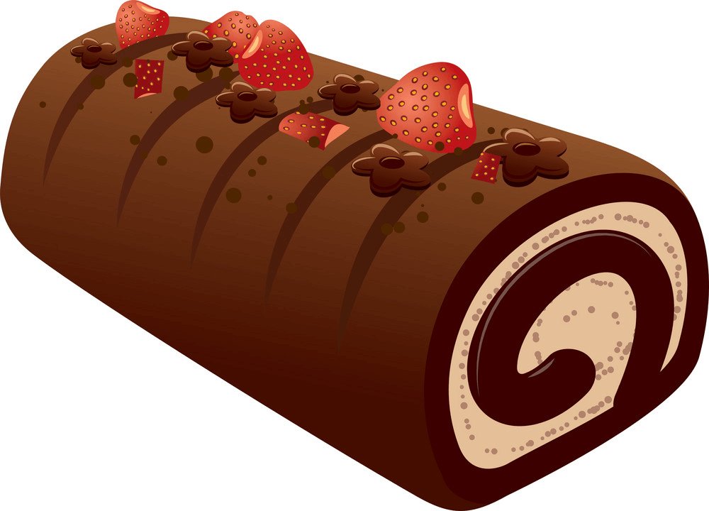 Sweet Chocolate Cake clipart