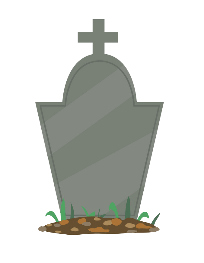 Tombstone clipart transparent 2