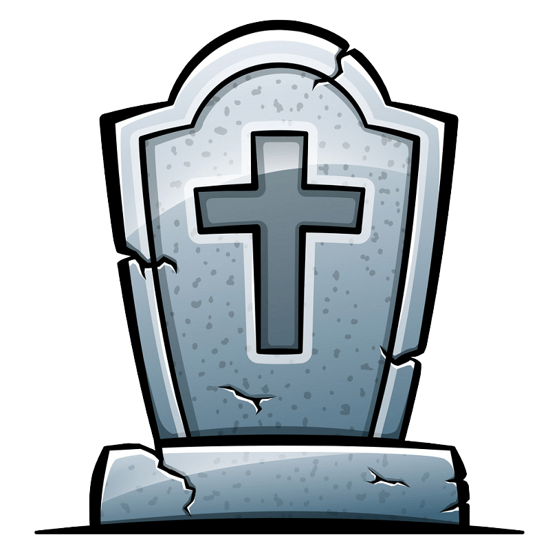 Tombstone clipart transparent 7
