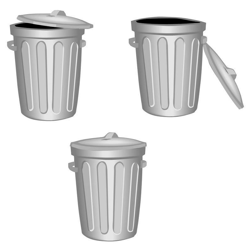 Trash Can clipart 1