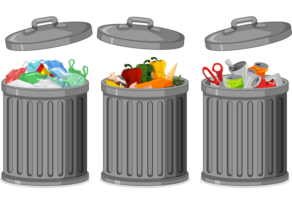 Trash Cans clipart