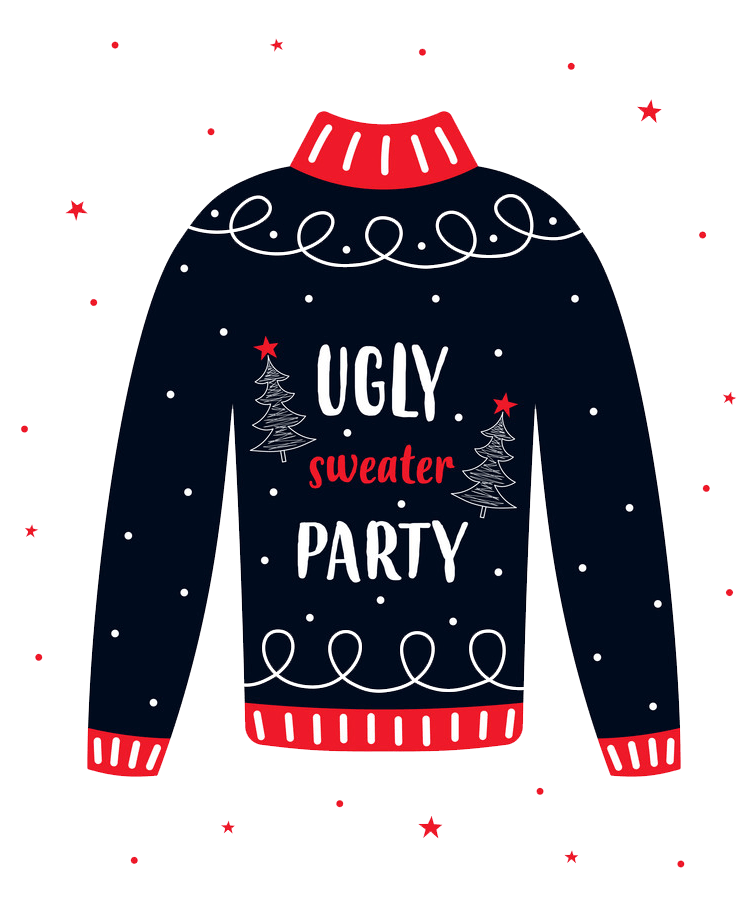 Ugly Christmas Sweater transparent 1