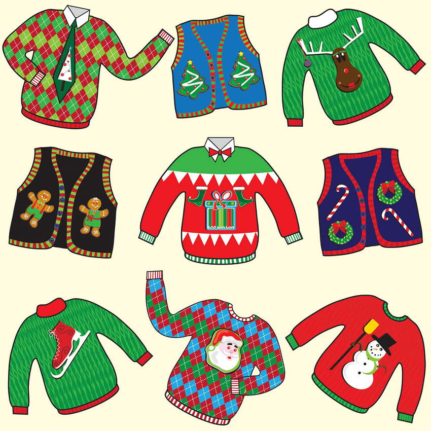 Ugly Christmas Sweaters clipart