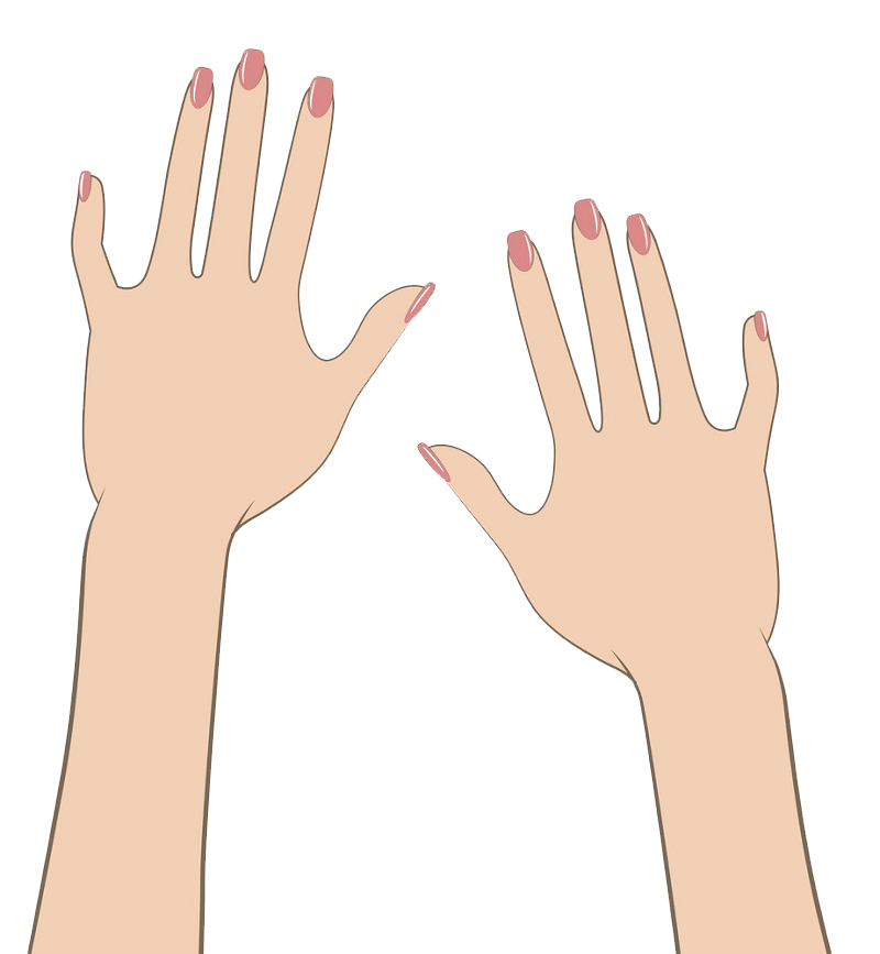 Woman Hands clipart transparent
