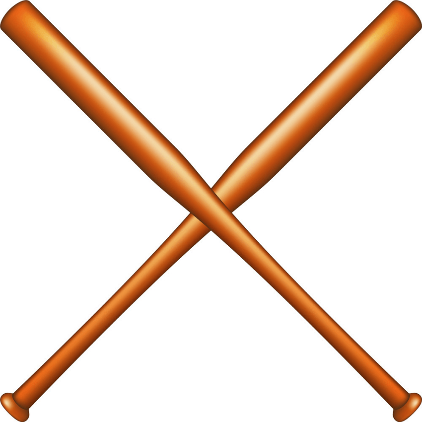 Wooden Baseball bats clipart