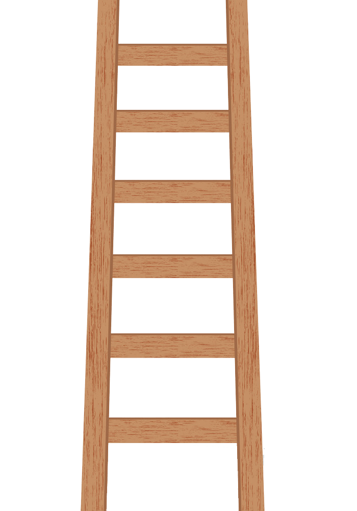 Wooden Ladder clipart transparent 3