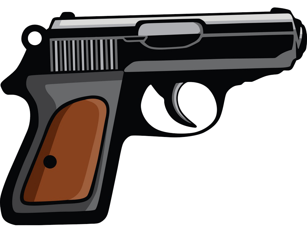 personal pistol gun clipart transparent