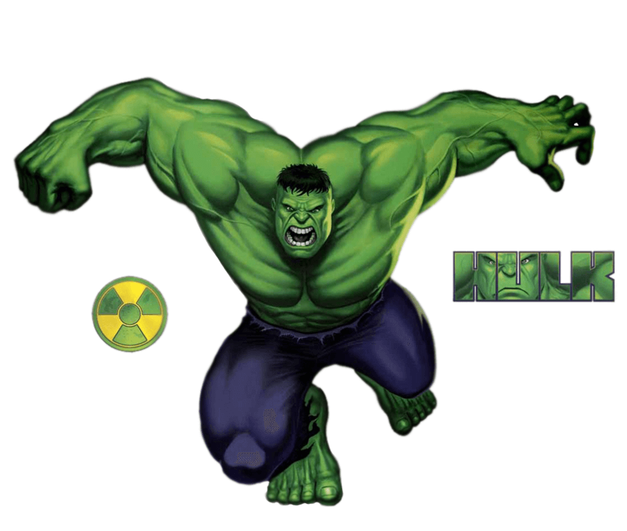Angry Hulk clipart 1