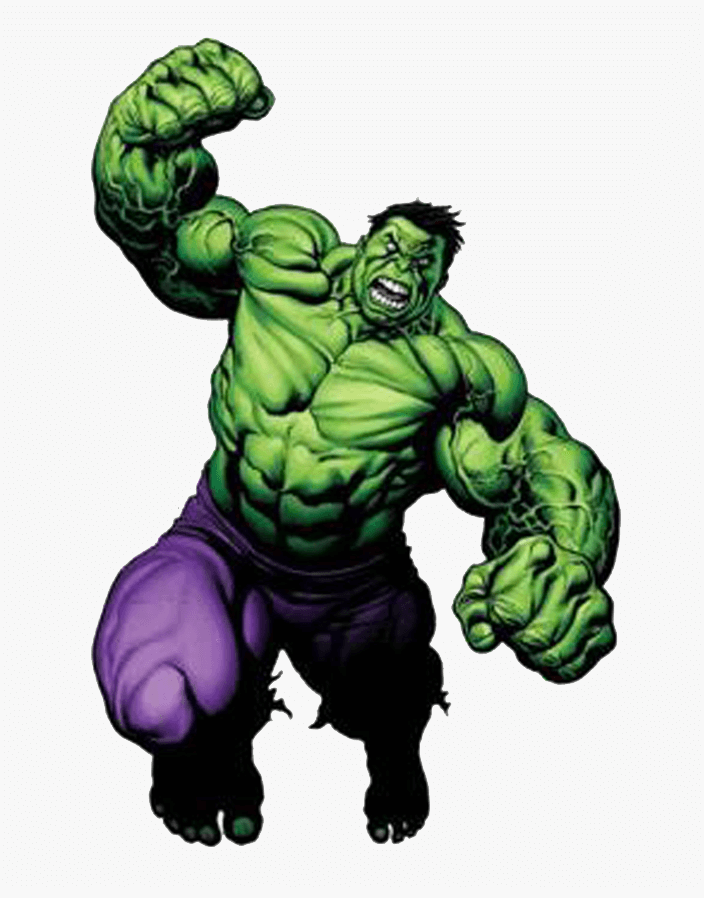 Angry Hulk clipart