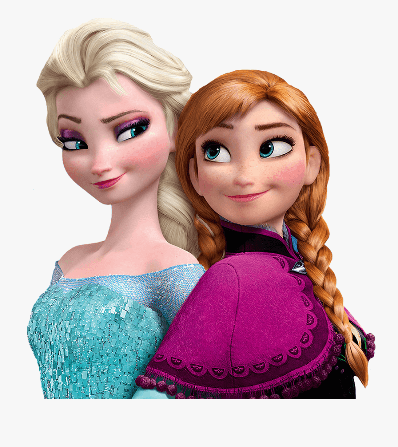 Anna and Elsa clipart