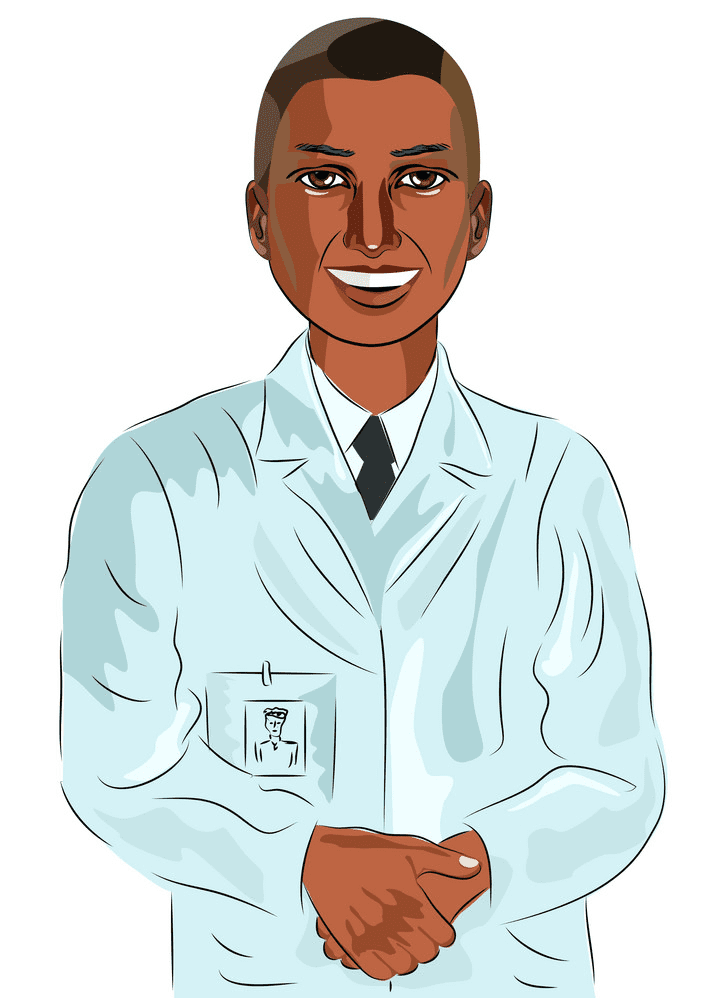 Black Doctor clipart free