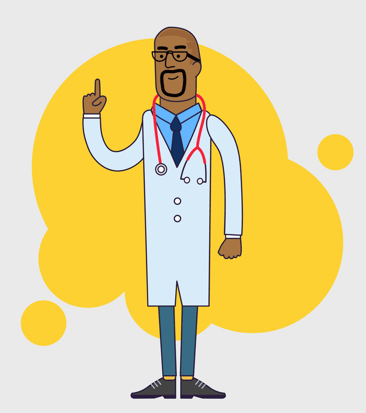 Black Doctor clipart png
