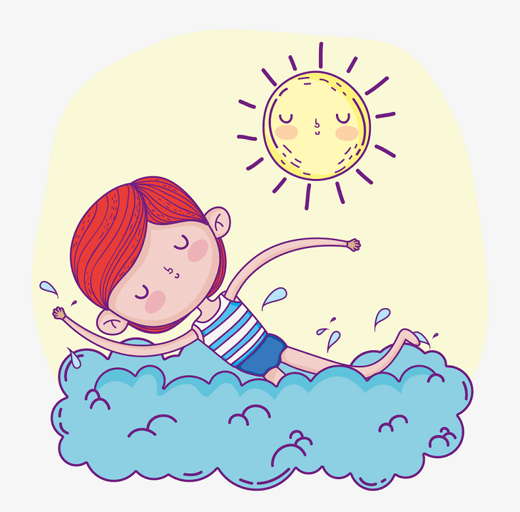 Boy Swimming clipart for free