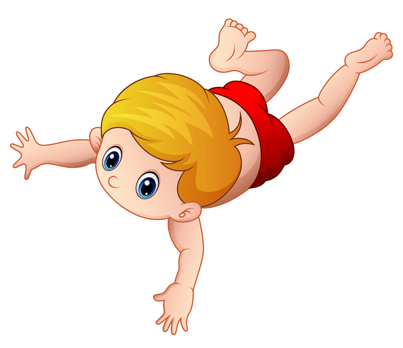 Boy Swimming clipart png free