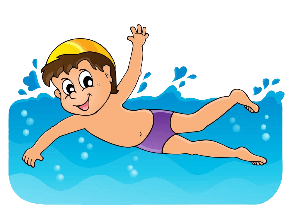 Boy Swimming clipart transparent 2