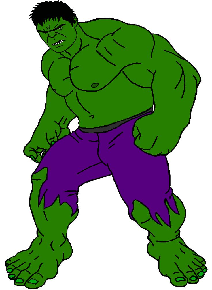 Cartoon Hulk clipart