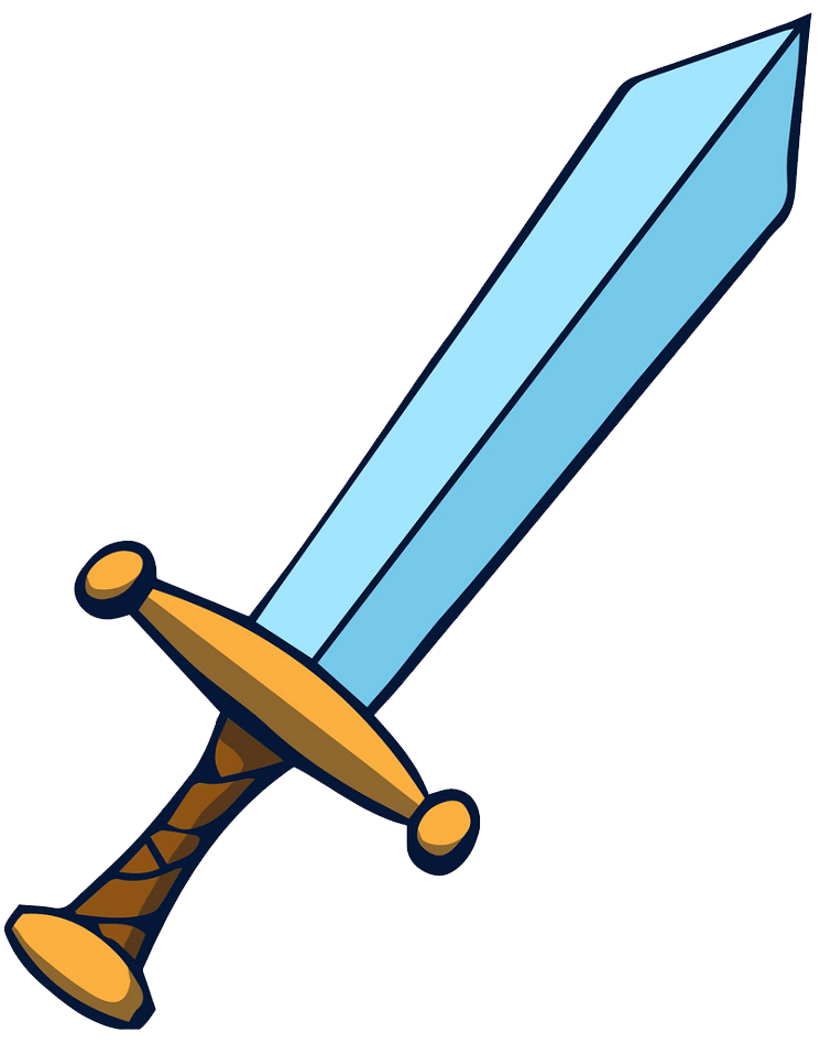Cartoon Sword clipart transparent