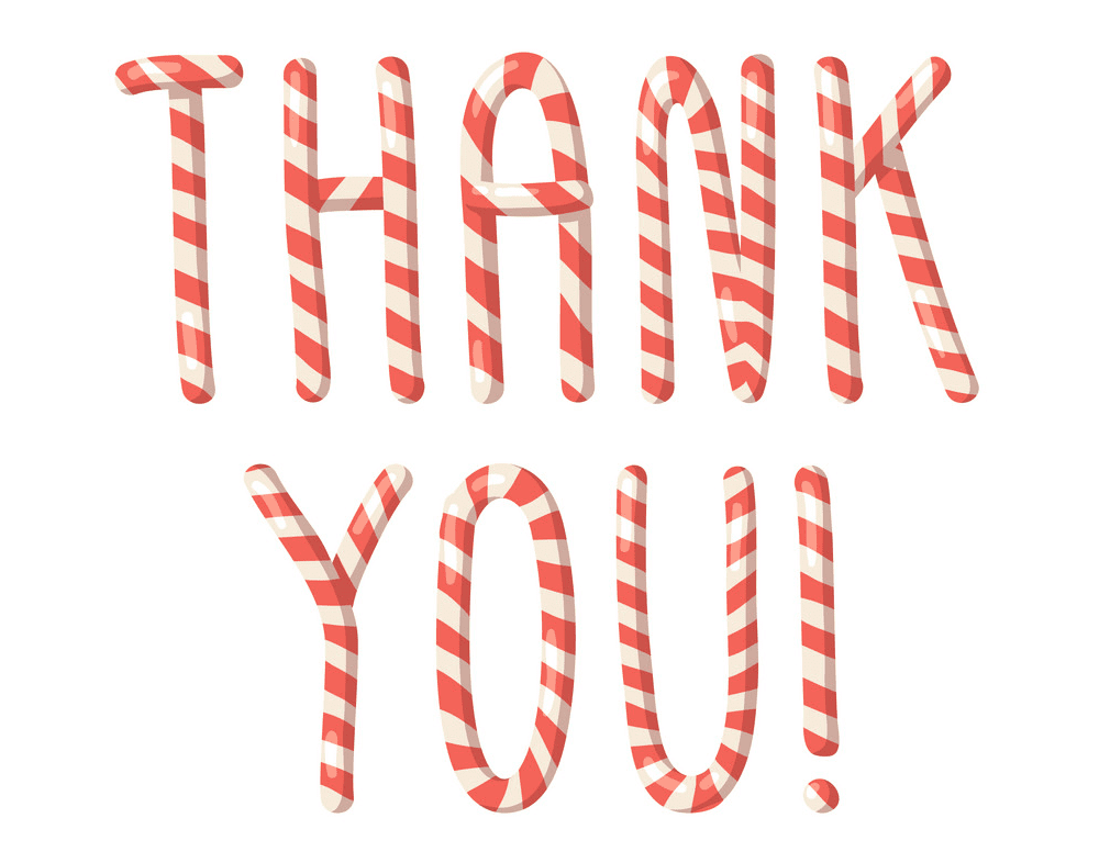 Christmas Thank You clipart image