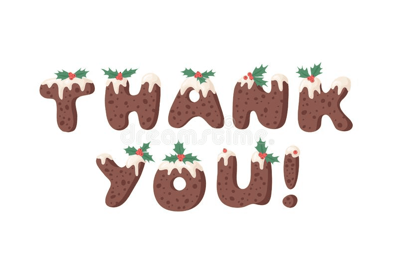 Christmas Thank You clipart png