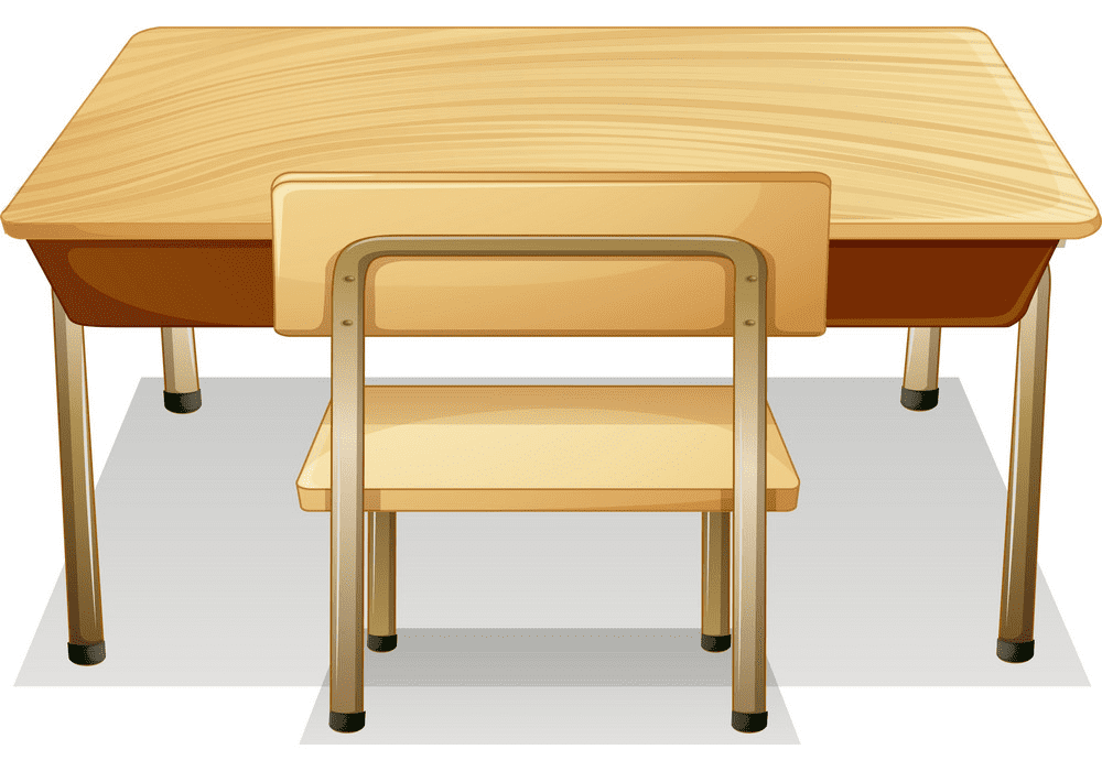 Classroom Table clipart png free