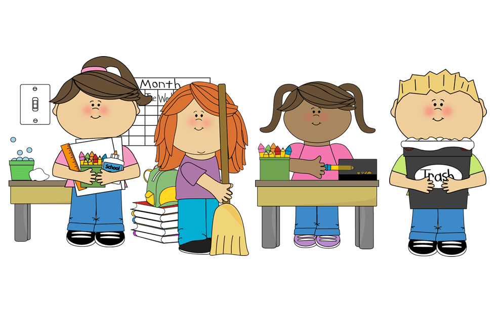 Cleaning Classroom clipart
