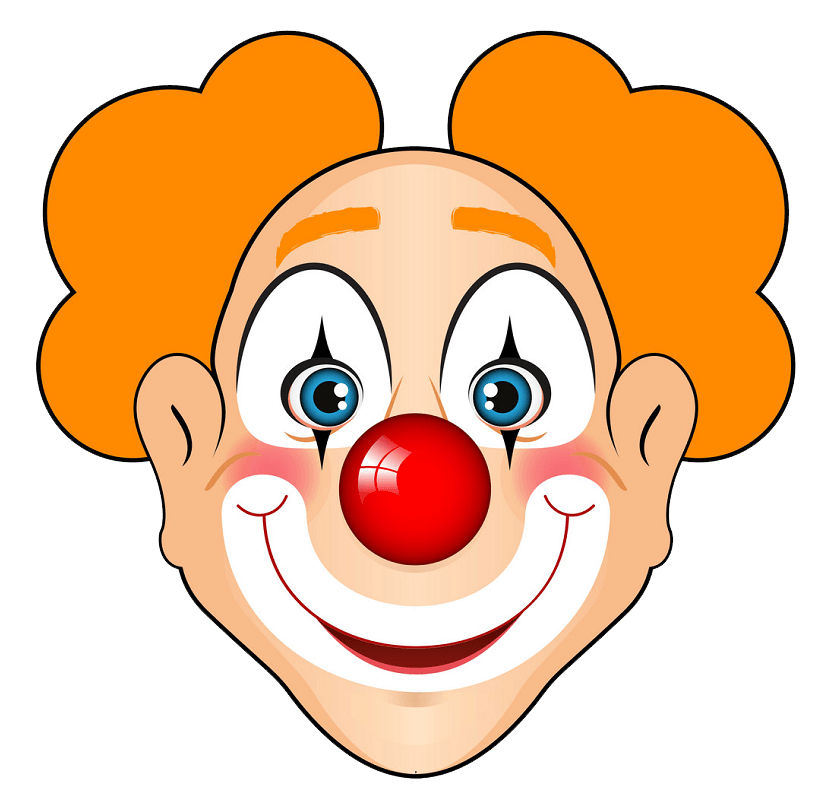 Clown Face clipart transparent 1